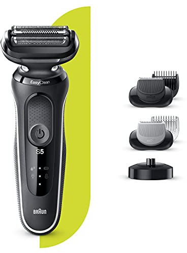 Braun Series 5 50-W4650cs Elektrorasierer schwarz/weiß Ladestation 2 Aufsätze