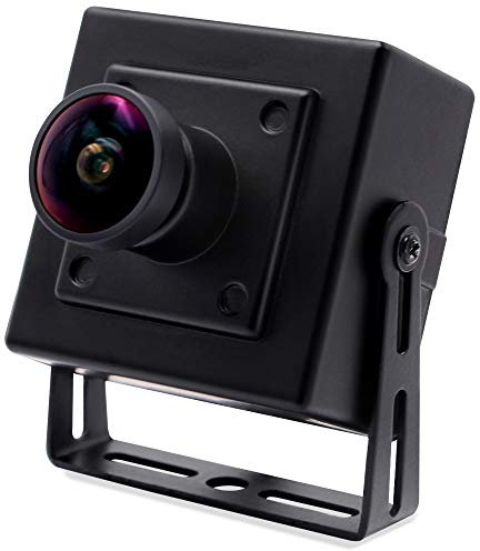 SVPRO Cámara USB 4K Ultra HD Webcam con Sensor IMX317, 3840 x 2160, cámara de vídeo de Alta definición, 30 fps, Lente Ojo de pez de 170 Grados, Mini cámara con Soporte para PC, Ordenador, Mac