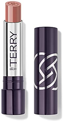 By Terry Hyaluron Hydra-Balm Feuchtigkeitsspendender Lippenstift, für weiche, pralle Lippen, UV-Abwehr, bringt Farbe und Glanz, vegan, Nr. 2 Nudissimo