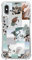 Turtle Aesthetic Collage Case Compatible with iPhone Xs and iPhone X, Pastel Summer Vibe Beach Ocean Case for iPhone Xs and iPhone X for Teens Men and Women, Cool TPU Bumper Phone Case Cover