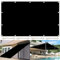 CHBIN Sonnensegel Sonnenschutz 4x5M 99% Schattentuch Mit Ösen Wasserdicht SunSail Sonnensegel Sonnenschutz Mit Spannseilen Für Garten Balkon Und Terrasse, Schwarz, 21985