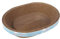 Baoblaze Ovaler, gewellter Kratzblock, Kratzlounge, Bett, Recycling-Brett, Trainingsspielzeug, Katzenkratzer, Karton für kleine, mittelgroße und große Katzen, 45 cm x 34 cm x 9 cm