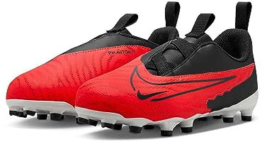 NIKE JR Phantom GX Academy FG/MG Sneaker, Bright Crimson/Black-White, 38 EU