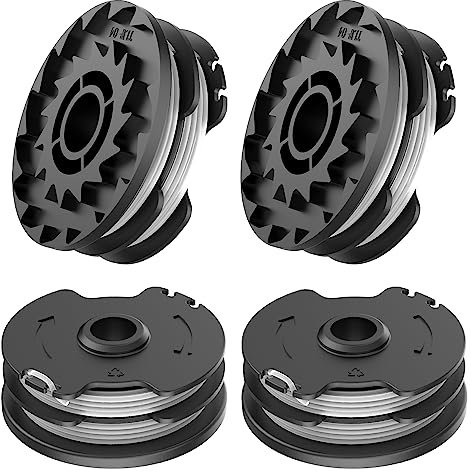 Bobina a Filo per Tagliabordi,4 Pezzi Φ1.6 mm 8.3 m Bobina di Ricambio,Bobine per Parkside PRT 550 A1 LIDL、PRT 550 A3、PRT 300 A1、PRTA 20-Li A1、PRTA 20-Li B1、PRTA 20-Li B2、PRTA 20-Li C3