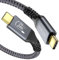 240W USB C to C Fast Charging 20Gbps Data Transfer 4K Video USB C 3.2 Gen2x2 Cable for MacBook, MacBook Air, Samsung Galaxy S23/S22 (0.5M)