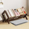 Kippbares Bücherregal aus Holz im Wohnzimmer/Zuhause/Büro, Schreibtisch-Bücherregal, Organizer, Bücherregale, Aufbewahrungsregal für CDs/Zeitschriften/Bücher, Schreibtisch-Organizer für Bücher und
