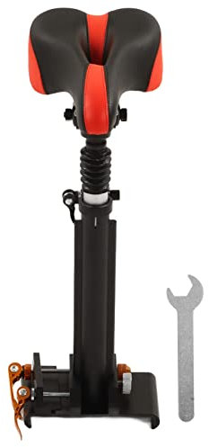 Scooter-Sitz für Erwachsene, Elektro-Scooter-Sitz mit Fester Aluminiumstange, Atmungsaktiver PU-Bezug, für Xiaomi1S, Pro, Faltbarer, Verstellbarer Sattelsitz,