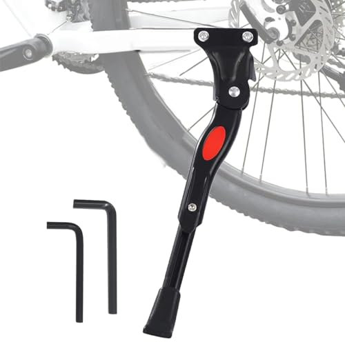 Ruayia Fahrradständer, rutschfest Seitenständer, Aluminiumlegierung Fahrrad Ständer,für Mountainbike, City Bike, Trekking, Rennrad