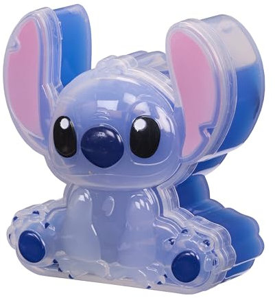 CRA-Z-Slimy Stitch Slime Toy- Brillante, elástico, súper suave, liso azul con confeti en forma de puntada plateada para niños y niñas, regalo de juguete para niños y niñas