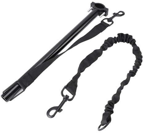 Laisse de Vélo pour Chien, Connexion Flexible et Stable, Laisse de Vélo pour Chien, Tampon élastique pour la Course