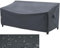 F&J Outdoors Gartensofa Abdeckung Wasserdicht 158x99x66/91cm Patio Abdeckungen für Outdoor-Möbel Gartenbank Abdeckungen 2-3 Sitzer Hohe Dichte Grau Stuhl Abdeckung Rainproof Fabric Sofa Protector