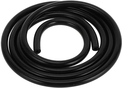 INFINAUTO Silicone Vacuum Tubing Hose Engine 5FT 3/16 5mm ID 2.5mm Thickness for Ford Automotive Air Vacuum Line Pipe Silicone Black High Temperature