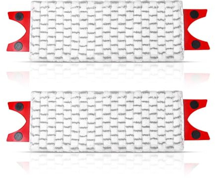 2 Pack Mop Refill Compatible with Vileda 1-2 Spray,1-2 Spray Mop Head Replacement,Microfibre Machine Washable