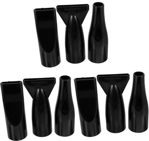 HAPINARY 9 Pcs Pet Ventilatore Di Acqua Mini Bottiglia Portatile Diffusore Di Lozione Ugello Per Asciugacapelli Dritto Creativo Ugello Per Asciugatrice Ugello Per Asciugatrice Ugello Di