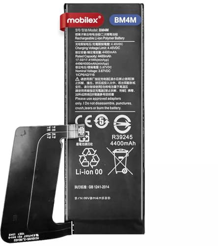MOBILEX® Batería BM4M para Xiaomi Mi 10 Pro 5G | 4500mAh - OEM | Interna Repuesto | Capacidad Original