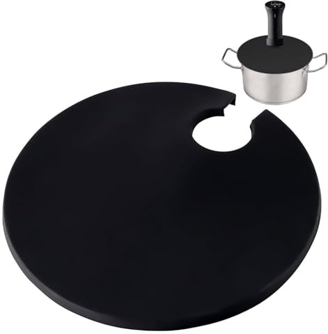 YCHYAN Vakuum Sous Vide Silikondeckel, 28cm Sous Vide Deckel Silikondeckel für Sous und Vide Garer, Sous Vide Deckel zum Feinkochen, zum Dämpfen Geeignete Behältnisse, Verkürzte Heizzeit