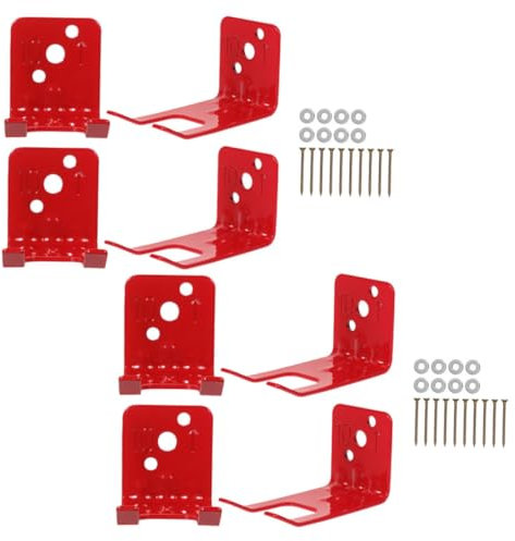 Mikikit Feuerlöscher-montagehalterungs-Set Wandhaken für Feuerlöscher Robuster Feuerlöscherhalter Installationszubehör