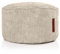 Green Bean Indoor Sitzhocker Pouf 45x25cm EPS-Perlen Füllung & Cordstoff Kuschelig Weich Waschbar - Drinnen Bodenkissen Liegekissen Sitzkissen Sitzhocker Relax-Sessel Kinder Erwachsene Stoff Beige