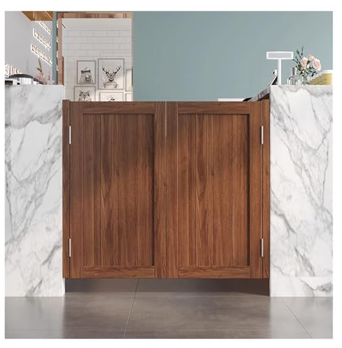 DGAMHF Drehtür Cafétür Schwingtüren, Holz-Café-Türen, Retro-Tür Mit Halber Taille for Innen-Bar-Türen, Eingangsbereich, Dekoration, Saloon-Tür, Anpassbar(75x90cm)