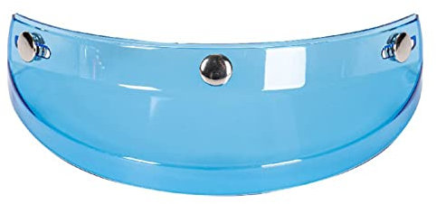 YIWEOG Universal Motorrad 3 Snap-Button Visier Flip Up Down Open Face Helm Windschutz