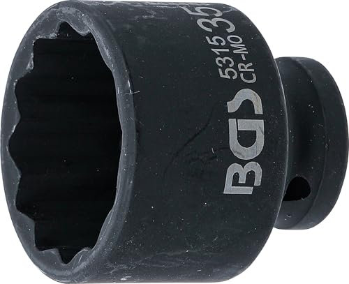 BGS 5315 | Douille à choc, douze pans | 12,5 mm (1/2) | 35 mm