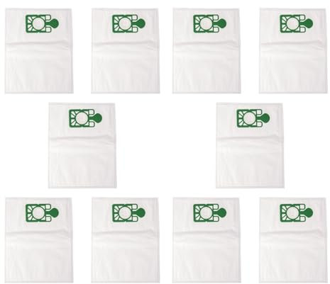 HJKBCLEH Lot de 10 Sacs D'aspirateur Compatibles, Compatibles avec Henry, Compatibles avec Hetty, Compatibles avec James, Compatibles avec Numatic - Remplacement, Compatibles avec NVM-1CH
