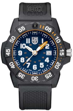 Luminox – Navy Seal Foundation HerrenUhr 45 mm, Special Edition, Militäruhr CARBONOX™, Swiss Quarz Uhr, 200 m wasserdicht, Selbstleuchtend