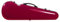 Geigenkoffer Fiberglass Vision 4/4 rot M-Case + Musiktasche