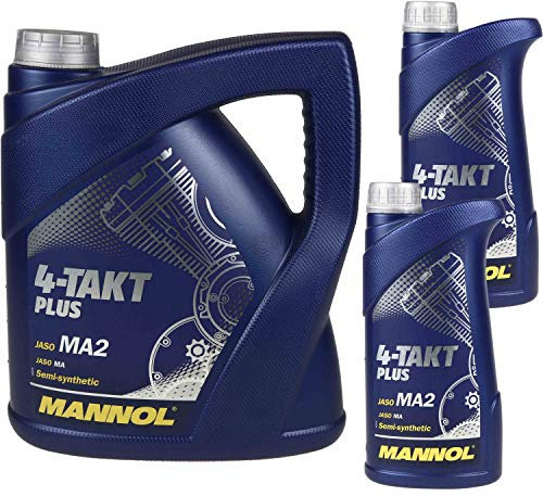 6 Liter Original MANNOL Motoröl 4-Takt Plus 10W-40 Motorradöl Bike Oil