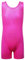 ZNYUNE Mädchen Turnanzug Pailletten Gymnastikanzug Trikot Ärmellos Kinder Gymnastikbody Wettkampf Gym Kleidung 209 HotPink NO.140