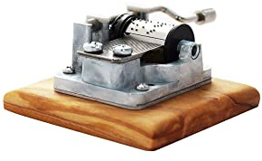 Holzspieluhr mit Handkurbel Freude schöner Götterfunken, Musikbox aus Holz, Geschenkidee