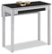 ASTIMESA Mesa de Cocina, Metal, Negro, 80x40cm-extendida 80x60 cms
