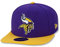New Era Minnesota Vikings NFL Two Tone Lila Gelb Verstellbare 9Fifty Original Fit Snapback Cap - One-Size