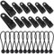 24 PCS Tarp Clips Heavy Duty Lock Grip Awning Clips,Tarp Clamps Shark Tarp Fasteners,Tent Clips Pool Awning Cover Bungee Cord Clip Tarp Tie Down for Awnings Camping Caravan Canopies