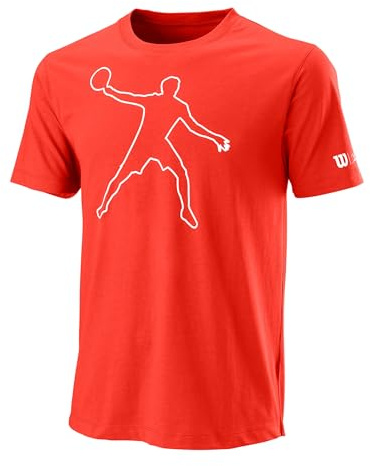 Wilson Bela Tech Tee II Fiesta L T-Shirt für Herren