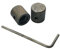 Guyker Rostfarbene Potentiometer-Knöpfe, 6 mm Durchmesser, 2 Stück für Telecaster-Gitarren