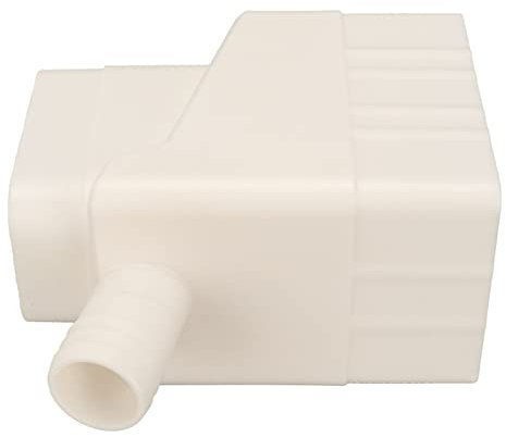 Naroote de Desvío de Agua, Fácil Instalación de Recolección de Agua de Lluvia Rectangular Manguera Estándar Universal Reutilizable de 40 Pulgadas para Riego de Césped (Blanco)