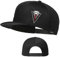 USA Flagge Schädel Hut Snapback Hüte für Männer Flache Bill Brim Snap Rucksack Trucker Hüte Verstellbare Herren Horror Baseball Caps, Cobras, Einheitsgröße