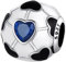 BEEUVIP Damen Fußball Charm Anhänger für Armband 925 Sterling Silber Geburtsstein Charms Beads passend für Armband