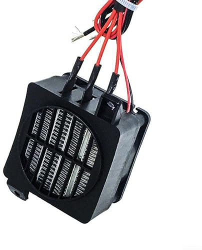DAZZLEEX PTC - Termoventilatore PTC, 12 V, 70 W, a bassa tensione, temperatura costante, elemento riscaldante in ceramica PTC, riscaldatore elettrico ad aria con ventola
