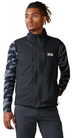 Mountain Hardwear Herren KOR Airshell Warm Vest Windbreaker, Schwarz, L
