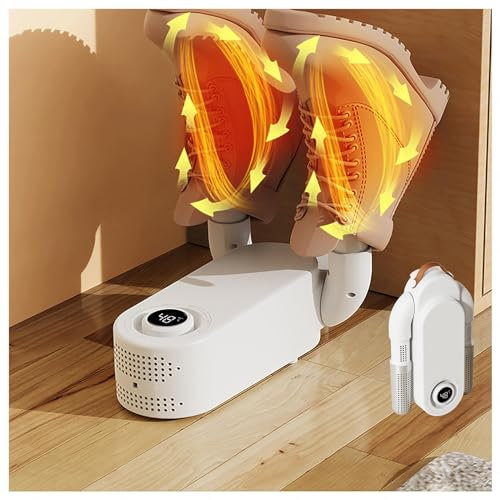 Shoe Dryers for Sneakers, Boots Dryer with Heat Fan Portable Folding Design and Timer, Boot Dryers for Work Boots Shoe Rack for Dryer for Ski Boots,Glove,Helmet