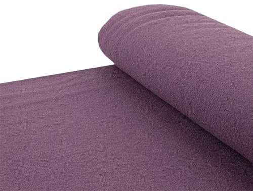 Walkstoff Walkloden 100% Schurwolle Mantelstoff dunkel altrosa - Meterware ab 25 cm x 140 cm - Stoff zum Nähen