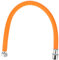 ORFOFE Tubo de Extensión de Grifo Flexible de 30 Cm Conector Naranja para Extensor de Grifo de Fregadero de Cocina