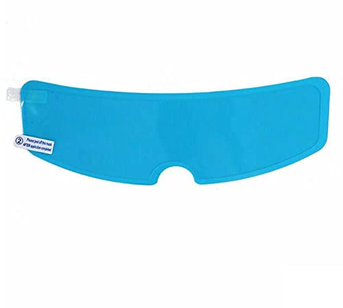 Visiere per Casco, Pellicola antiappannamento Universale antiappannamento Antipioggia for Casco, Pellicola antiappannamento for Visiera Casco, Pellicola Protettiva Adesiva for Lenti(Light Blue)