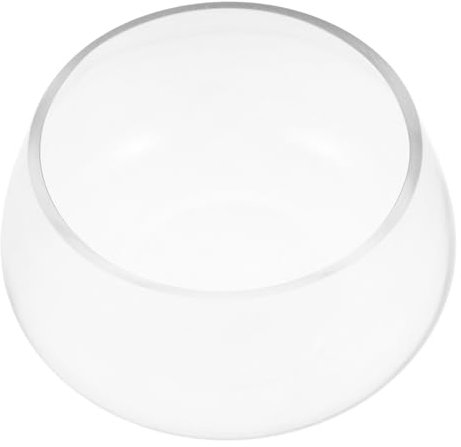 PRETYZOOM Pecera De Vidrio Duradera para Tortugas Acuario Redondo Decoración Multifuncional