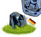 Classic3DParts 360° drehbares Hinterrad für Mähroboter – vormontiertes Ersatzrad mit Kugellager – kompatibel mit Gardena R40Li, Husqvarna 105, Flymo 1200, McCulloch ROB – robust & witterungsbeständig