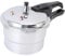 Garsent Pressure Cooker, 3L Explosion Proof Aluminum Pressure Cooker, Stovetop Fast Cooking Canning Cooker Pot with Steam Rack for Steaming, Canning and Stewing, Silver