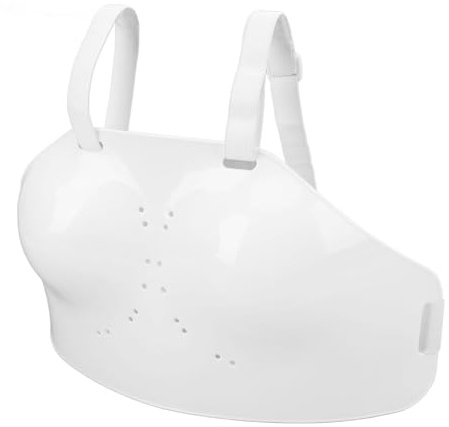Fecht-Brustschutz, PVC-Brustschutz für Damen, Fechtausrüstung mit verstellbarem Gurt für Sport, Fußball, Baseball, Volleyball, Florett, Degen