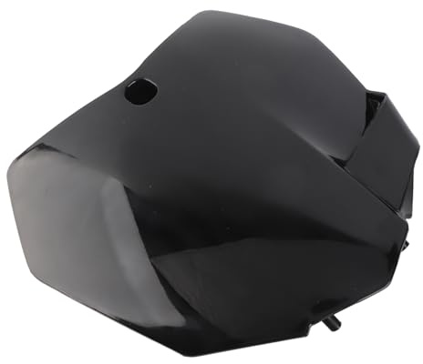 Tomvorks Black Front Name Number Plate for Dirt Bike Motocross, Stylish and Flexible, Easy Install,Combine High Levels of withstanding and Flexibility with Remarkable Colors (Black)